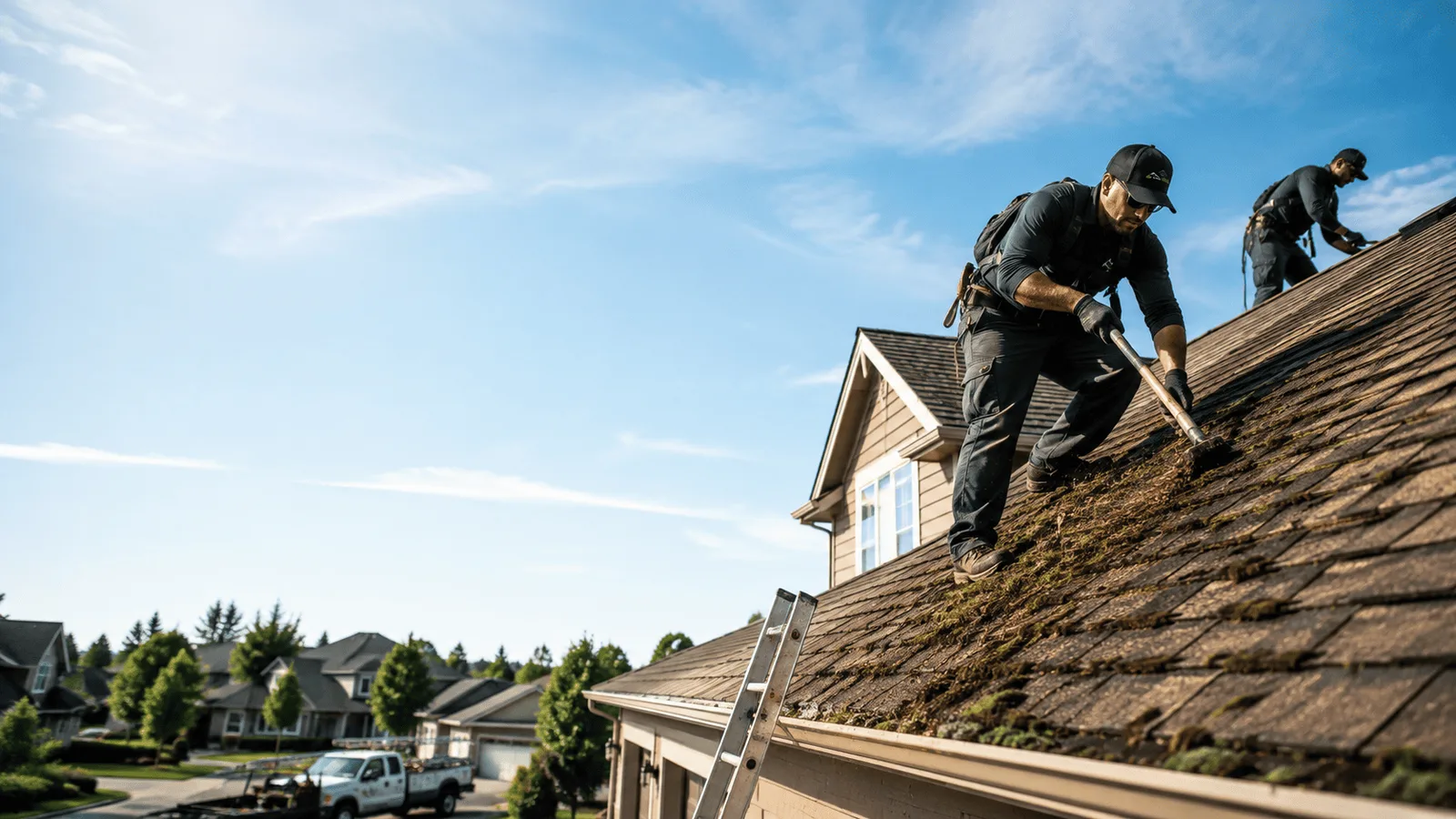 Roof Moss Removal in Bridgeville, CA near me